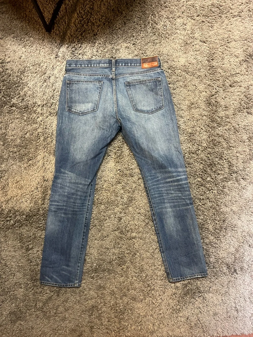 J. Crew Men's Slim Straight Light Wash Blue Jeans